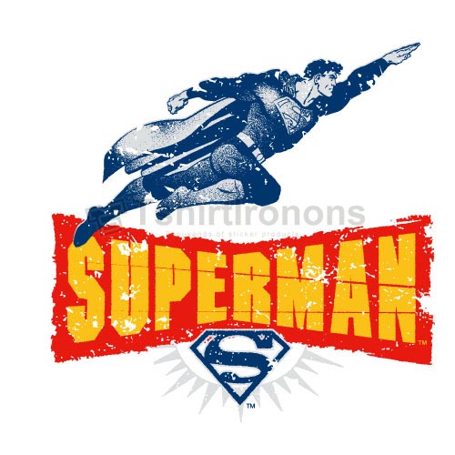 Superman T-shirts Iron On Transfers N4672 - Click Image to Close